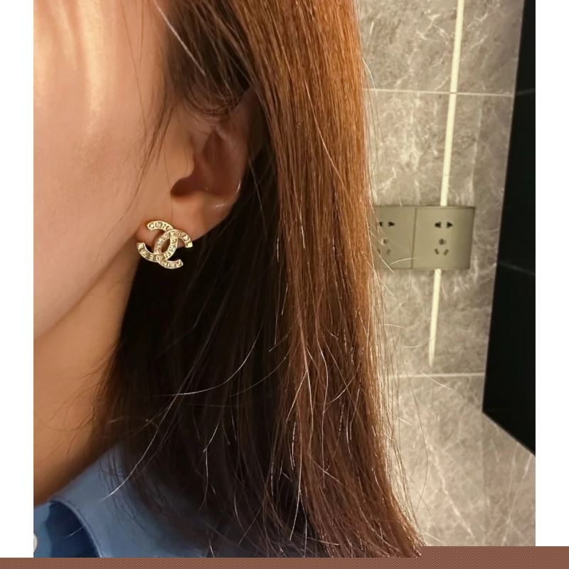Ch*el earrings